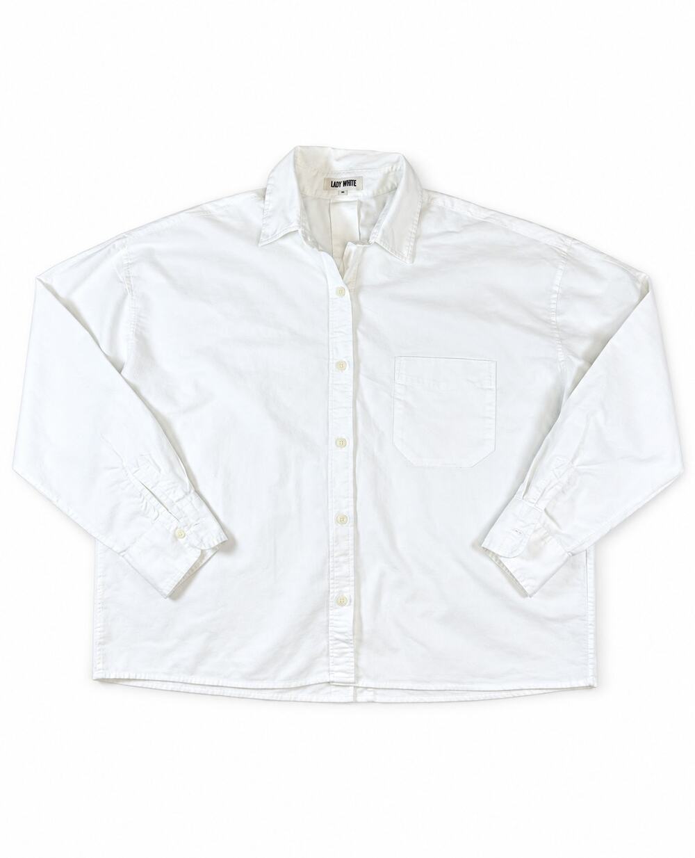 Djerf Avenue Linen Shirt Cream S 100% Linen Scandi Minimalist Oversized